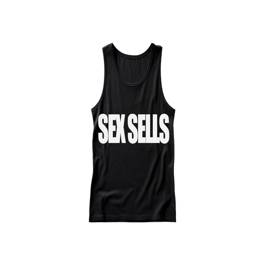 WHITE ON BLACK TANK